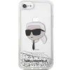 Karl Lagerfeld KLHCI8LNKHCH iPhone 7/8/SE 2020/2022 ezüst/ezüst kemény tok Glitter Karl Head - 1. kép