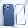 Joyroom 360 Full Case front and back cover iPhone 13 Pro tok + Edzett üveg képernyővédő kék (JR-BP935 kék) - 0. kép