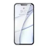 Baseus Frosted Glass Case tok iPhone 13 Pro Max-hoz kemény tok gél kerettel átlátszó (ARWS000202) - 1. kép