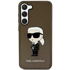 Karl Lagerfeld KLHCS23MHNIKTCK Samsung Galaxy S23+ fekete/fekete Ikonik Karl Lagerfeld tok