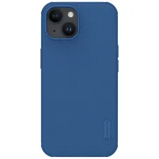 Nillkin Super Frosted Shield Pro megerősített tok iPhone 15 Plus - kék