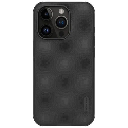 Nillkin Super Frosted Shield Pro megerősített tok iPhone 15 Pro - fekete tok