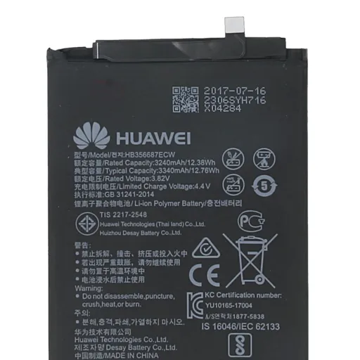 HB356687ECW Huawei akkumulátor 3340mAh Li-Pol (Bulk)