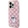 Karl Lagerfeld Monogram Choupette tok iPhone 15 Pro Max - rózsaszín - 0. kép