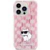 Karl Lagerfeld Monogram Choupette tok iPhone 15 Pro Max - rózsaszín - 1. kép