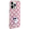 Karl Lagerfeld Monogram Choupette tok iPhone 15 Pro Max - rózsaszín - 2. kép