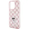 Karl Lagerfeld Monogram Choupette tok iPhone 15 Pro Max - rózsaszín - 4. kép