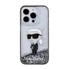 Karl Lagerfeld Liquid Glitter Ikonik tok iPhone 15 Pro - átlátszó - 1. kép