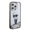 Karl Lagerfeld Liquid Glitter Ikonik tok iPhone 15 Pro - átlátszó - 2. kép