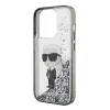 Karl Lagerfeld Liquid Glitter Ikonik tok iPhone 15 Pro - átlátszó - 4. kép