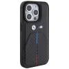 BMW Stamped Tricolor Stripe tok iPhone 15 Pro - fekete - 2. kép