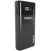 Dudao 30000 mAh 4xUSB 4A powerbank kijelzővel fekete, power bank K8Max - 0. kép