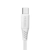 Dudao USB/ Type-C adat és gyorstöltőkábel 5A 1m fehér - 0. kép