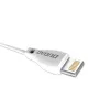 Dudao USB/ Lightning adat és töltőkábel 2.1A 1m fehér - 0. kép