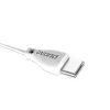 Dudao USB/ Type-C USB adat és töltőkábel 2.4A 2m fehér - 0. kép