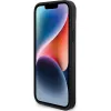 BMW Perforált Tricolor Line tok iPhone 15 Plus / 14 Plus - fekete - 3. kép