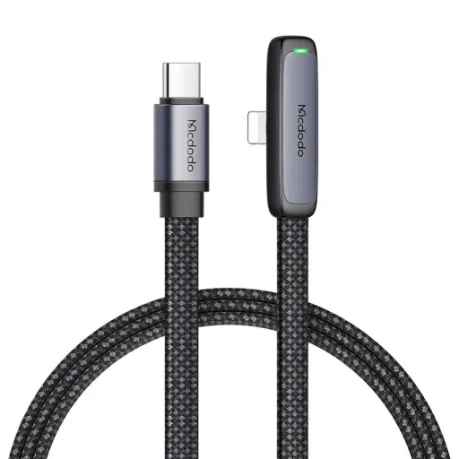 Mcdodo CA-3350 USB to USB-C szögletes kábel, 1.2m (fekete)