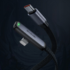 Mcdodo CA-3350 USB to USB-C szögletes kábel, 1.2m (fekete) - 2. kép