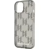 Karl Lagerfeld IML Mono KL Pattern & Cord tok iPhone 15 - fekete - 3. kép