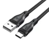 Acefast C8-04 USB-A / USB-C 3A kábel - fekete - 0. kép