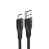 Acefast C8-04 USB-A / USB-C 3A kábel - fekete - 2. kép