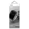 Uniq Linus szíj Apple Watch 1/2/3/4/5/6/7/8/SE/SE2/Ultra 42/44/45/49mm - szürke - 1. kép