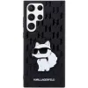 Karl Lagerfeld KLHCS23LSAKLHCPK S23 Ultra S918 fekete/fekete Saffiano Monogram Choupette tok - 1. kép