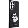Karl Lagerfeld KLHCS23LSAKLHCPK S23 Ultra S918 fekete/fekete Saffiano Monogram Choupette tok - 2. kép