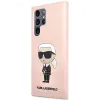 Karl Lagerfeld KLHCS23LSNIKBCP Sam S23 S918 Ultra hardcase pink/pink Silicone Ikonik - 0. kép