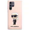 Karl Lagerfeld KLHCS23LSNIKBCP Sam S23 S918 Ultra hardcase pink/pink Silicone Ikonik - 1. kép