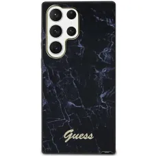 Guess GUHCS23LPCUMAK S23 Ultra S918 fekete/fekete kemény tok Márvány