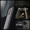 Spigen ULTRA HYBRID IPHONE 15 PRO FROST BLACK tok - 2. kép