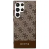 Guess GUHCS23LG4GLBR S23 Ultra S918 barna/barna kemény tok 4G Stripe Collection - 1. kép