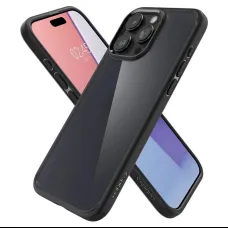 Spigen ULTRA HYBRID IPHONE 15 PRO MAX FROST BLACK tok