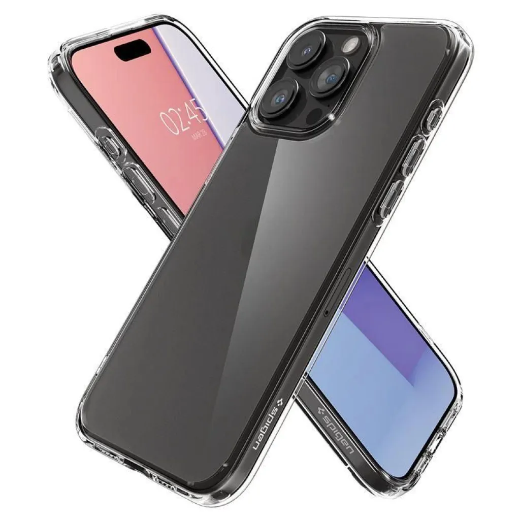  iPhone 15 Pro Átlátszó és Matt Spigen Ultra Hybrid tok - 19