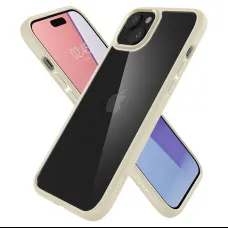 Spigen Ultra Hybrid tok iPhone 15 Plus-hoz - bézs