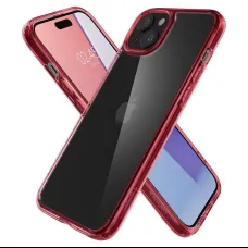 Spigen Ultra Hybrid tok, piros kristály - iPhone 15