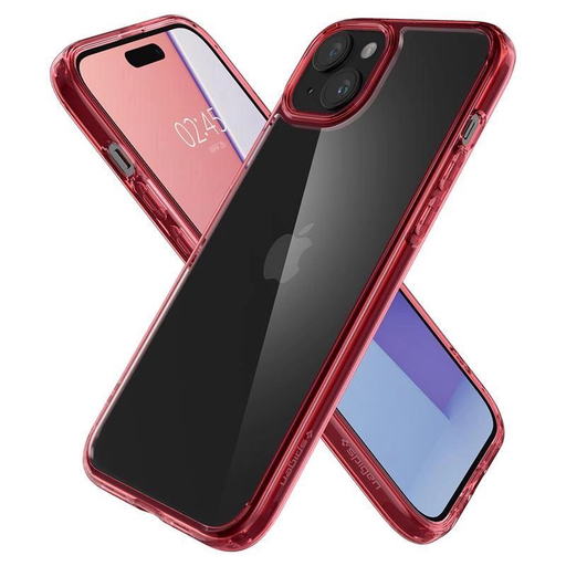 Spigen Ultra Hybrid tok, piros kristály - iPhone 15 Spigen Ultra Hybrid tok, piros kristály - iPhone 15