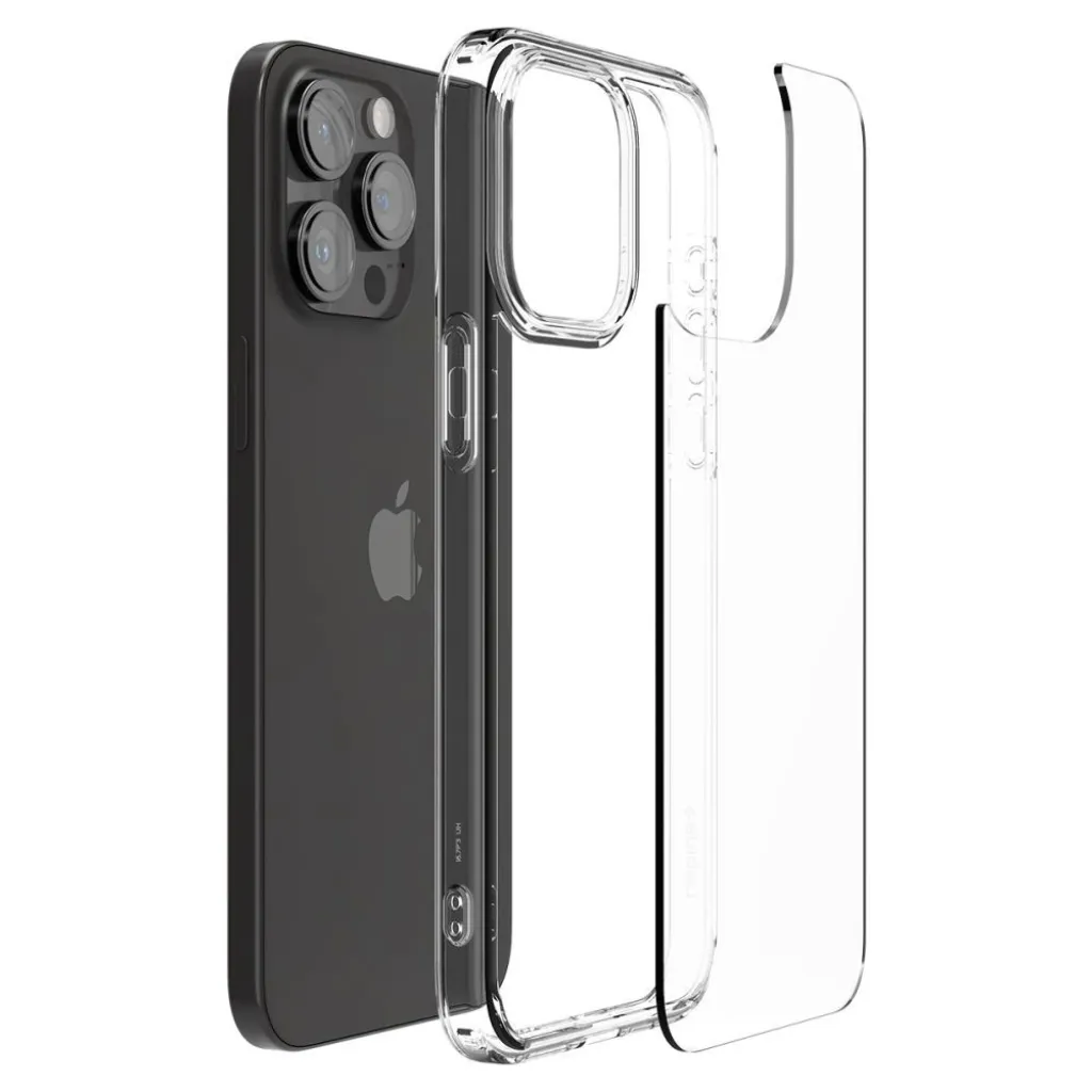  iPhone 15 Pro Max Átlátszó Spigen Ultra Hybrid tok - 8