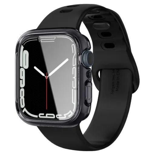 Spigen Ultra Hybrid tok az Apple Watch 7 / 8 / 9-hez (41 mm) - átlátszó szürke