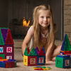 3D Playmags mágneses építőkockák 161 - 48 darabos készlet - 0. kép