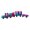 Mágneses csempék 3D vonat Playmags 155 - 20 darabos készlet - 4. kép