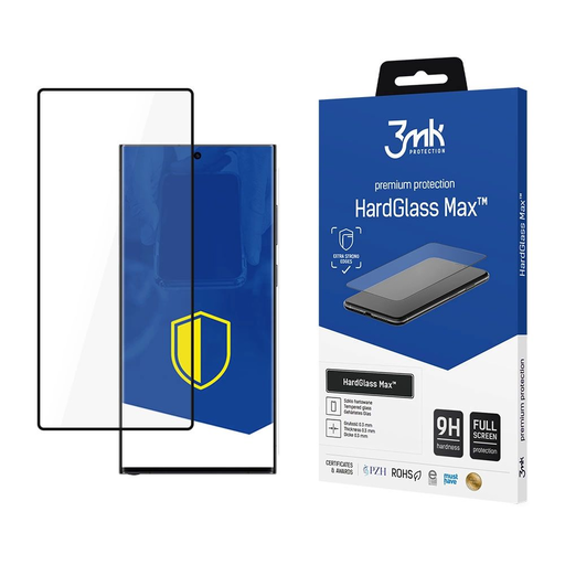 9H 3mk HardGlass Max™ üvegfólia Samsung Galaxy S24 Ultra-hoz 9H 3mk HardGlass Max™ üvegfólia Samsung Galaxy S24 Ultra-hoz