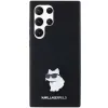 Karl Lagerfeld Szilikon Choupette Metal Pin tok Samsung Galaxy S23 Ultra-hoz - fekete - 1. kép