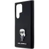 Karl Lagerfeld Silicone Ikonik Metal Pin tok Samsung Galaxy S23 Ultra - fekete - 4. kép