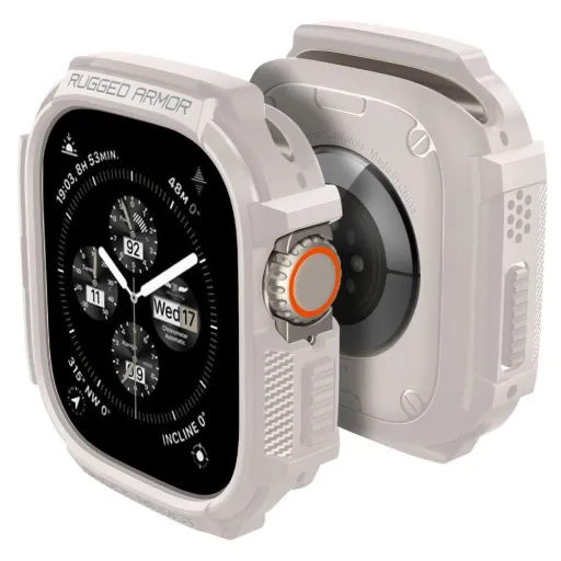 Spigen Rugged Armor tok Apple Watch Ultra 1 / 2 (49 mm) - bézs