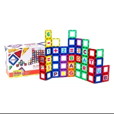 Mágneses csempék 3D Playmags 170 - 80 darabos készlet