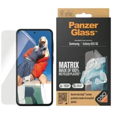 PanzerGlass Matrix Ultra-Wide Fit üvegfólia pozicionálóval Samsung Galaxy A55 5G-hez