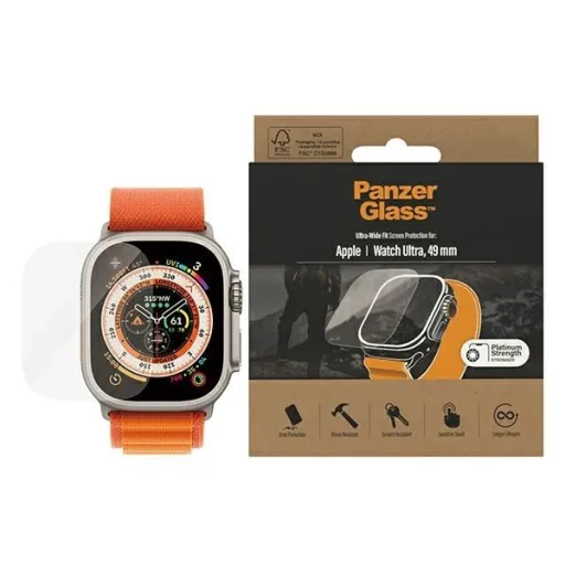 PanzerGlass Ultra-Wide Fit edzett üveg Apple Watch Ultra 49mm üvegfólia