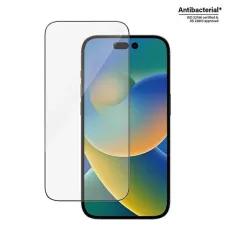 PanzerGlass Ultra-Wide Fit Antibakteriális Edzett Üveg Pozicionálóval iPhone 14 Pro üvegfólia